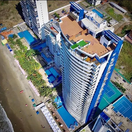 Departamento Frente Al Mar Grand Diamond Apartment Tonsupa Exterior photo